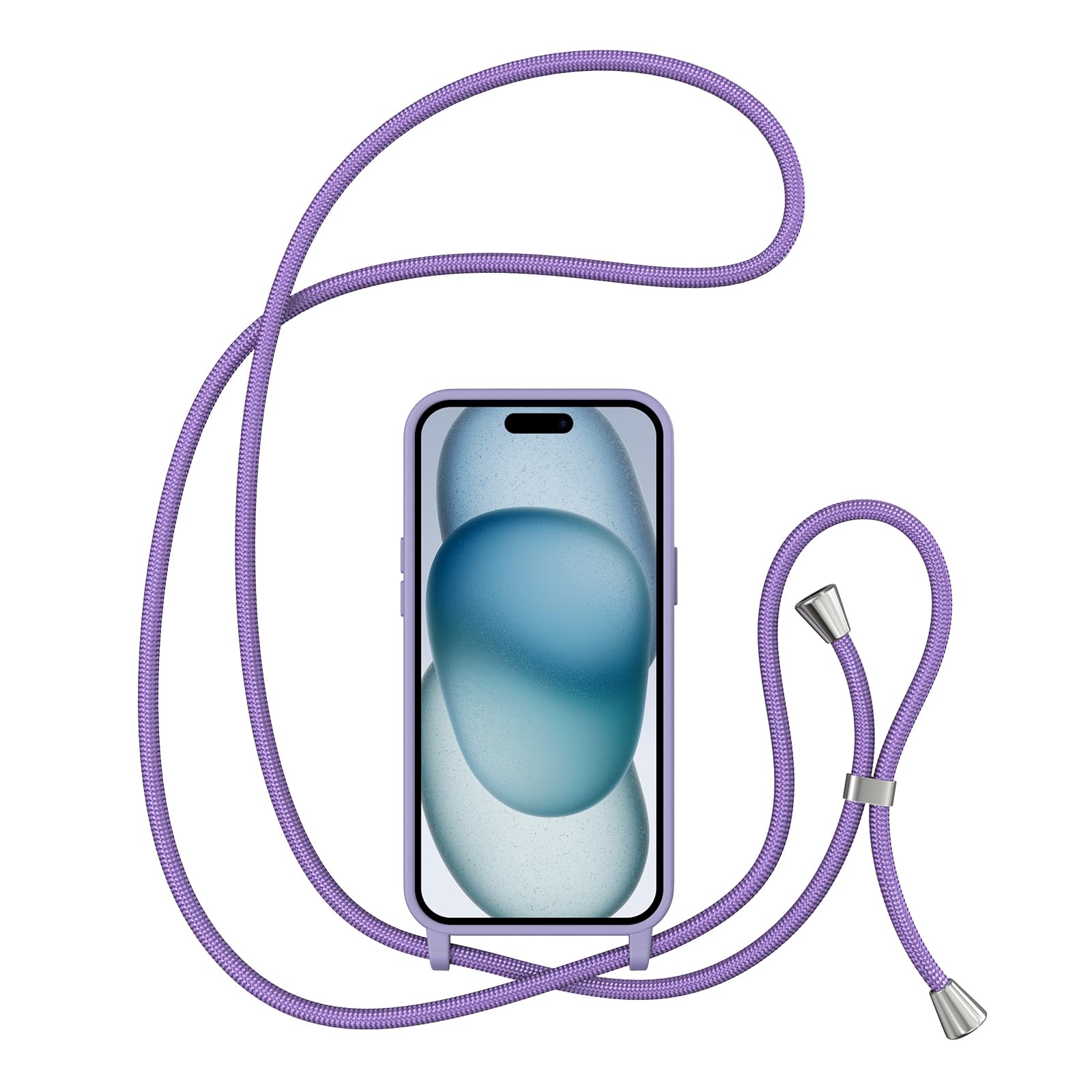 Amazon.com: ZTOFERA Crossbody Case for iPhone 15,Purple | Premium
